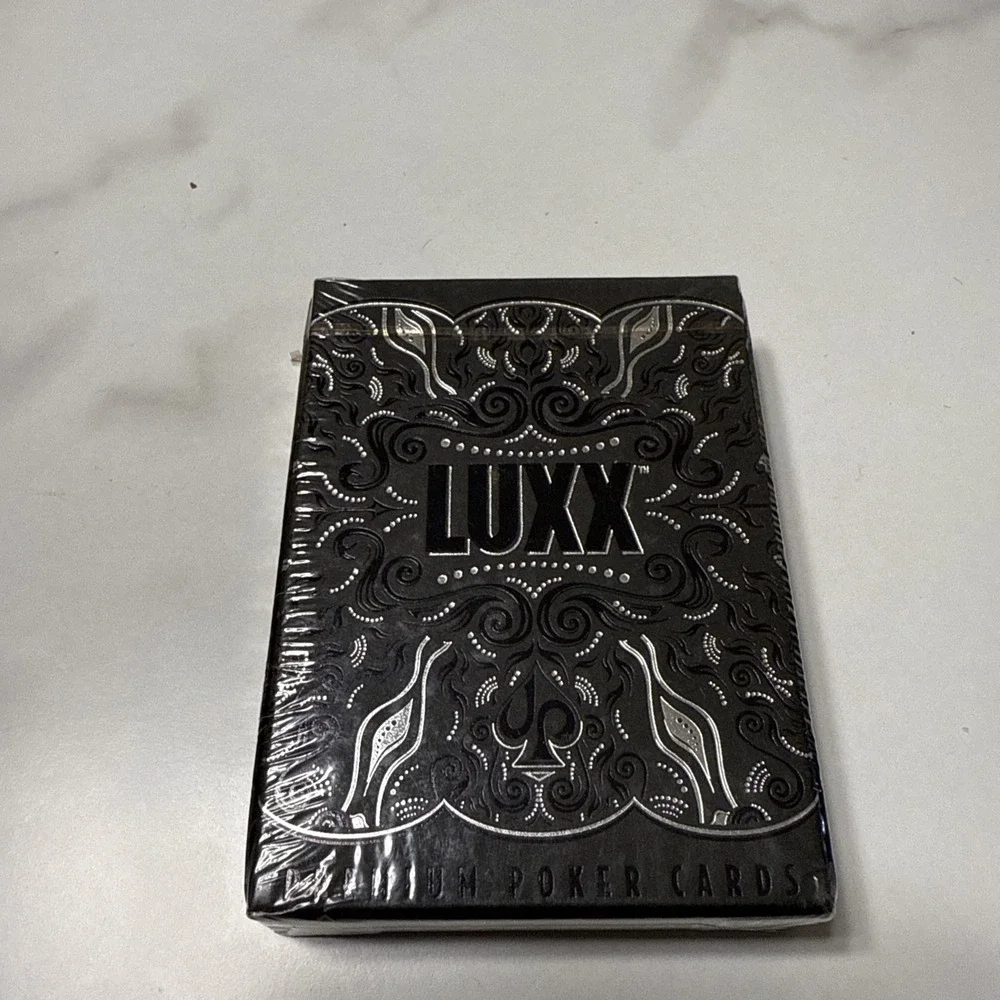 LUXX Shadow Silver V2 Playing Cards Limited Edition Deck LPCC